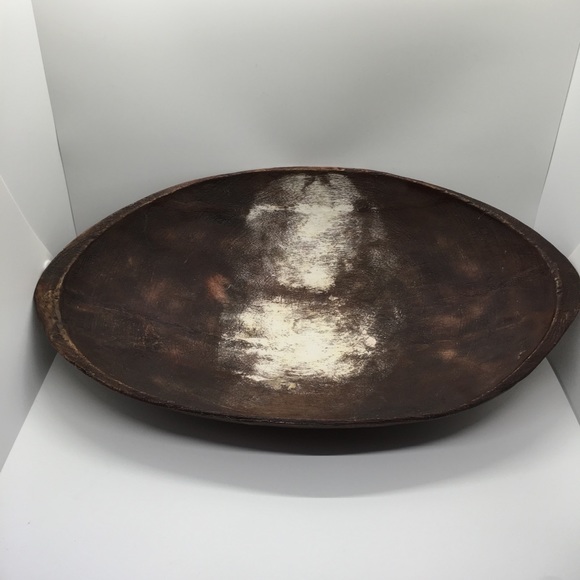 none Other - Wooden Dough Bowl